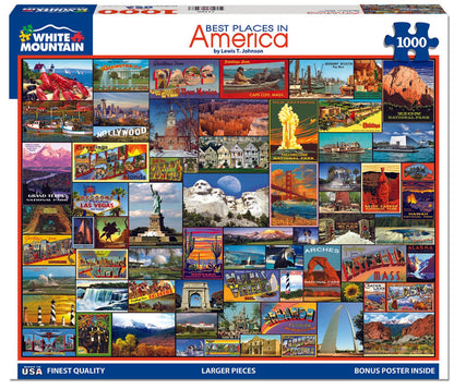 Set of 2: Travel Puzzle Bundle 1000 Piece