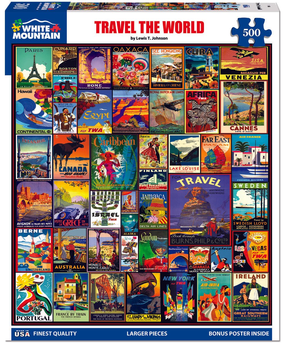 Travel The World (1153pz) - 500 Pieces