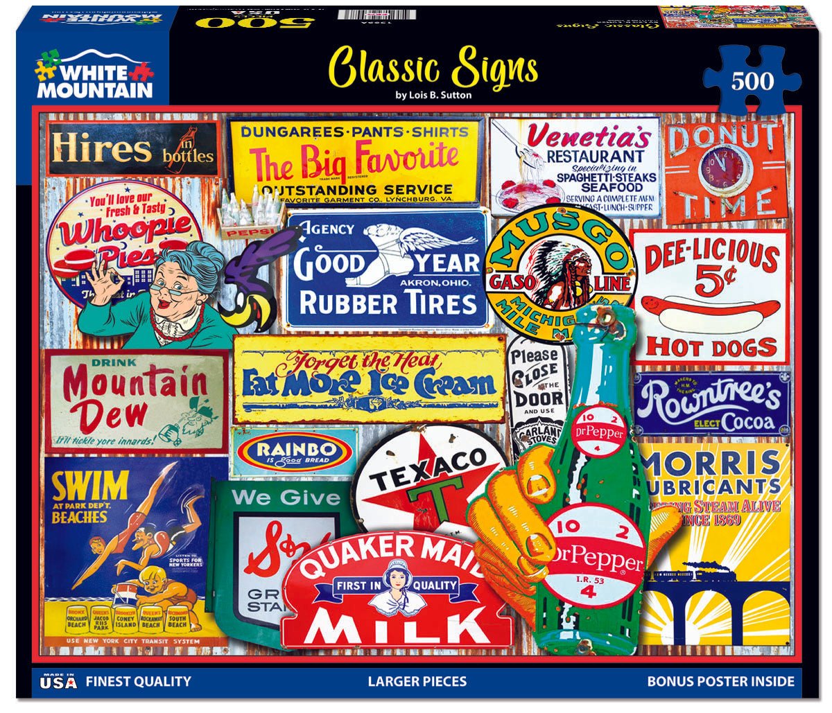 Set of 2: Best Selling 500 Piece Puzzle Bundle
