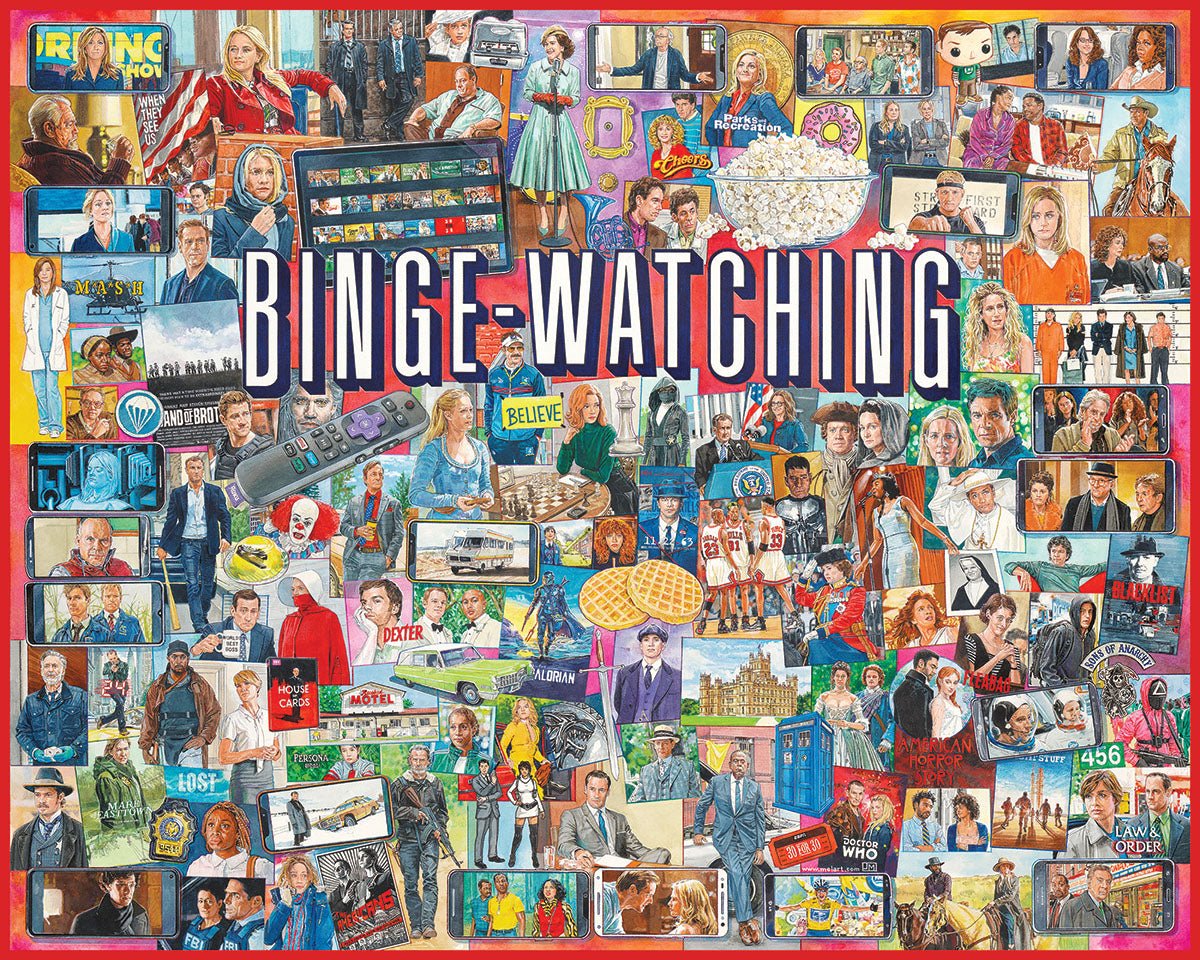 Binge-Watching (1761pz) - 1000 Piece Jigsaw Puzzle