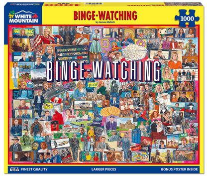 Binge-Watching (1761pz) - 1000 Piece Jigsaw Puzzle