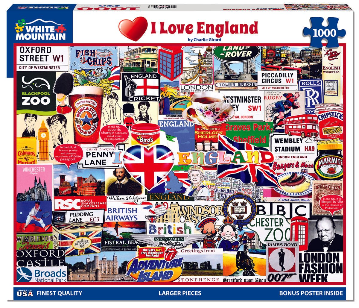 I Love England (1773pz) - Discontinued