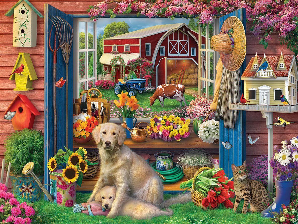 Garden Shed (1906pz) - 500 Piece Jigsaw Puzzle