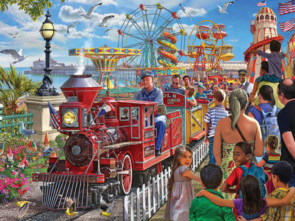 Seaside Railway (1943pz) - 500 Piece Jigsaw Puzzle