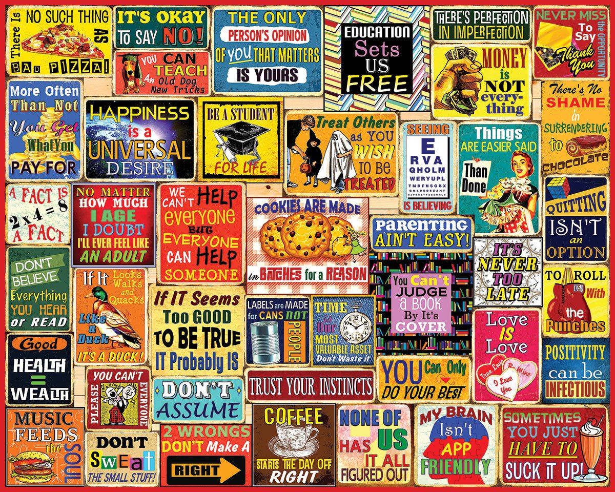 Things I Have Learned (2062pz) - 1000 Piece Jigsaw Puzzle