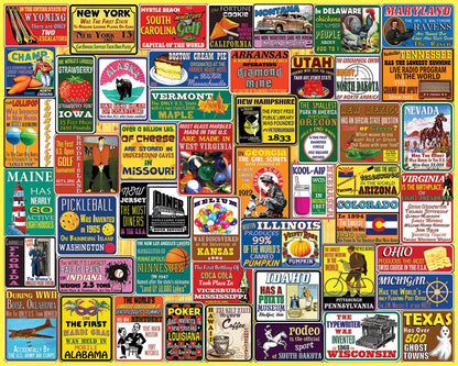 State Trivia (2126pz) - 1000 Piece Jigsaw Puzzle