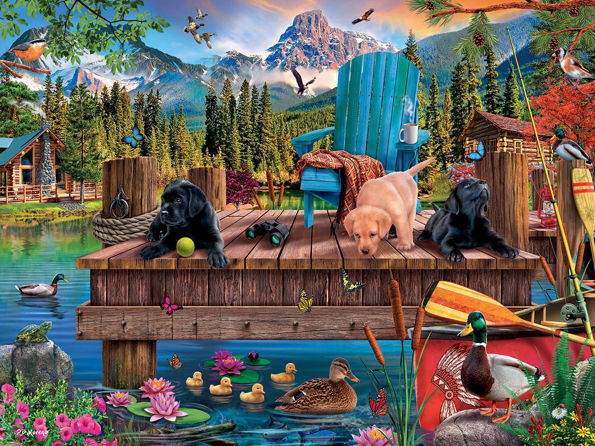 Dock Dogs (2250pz) - 300 Piece Jigsaw Puzzle