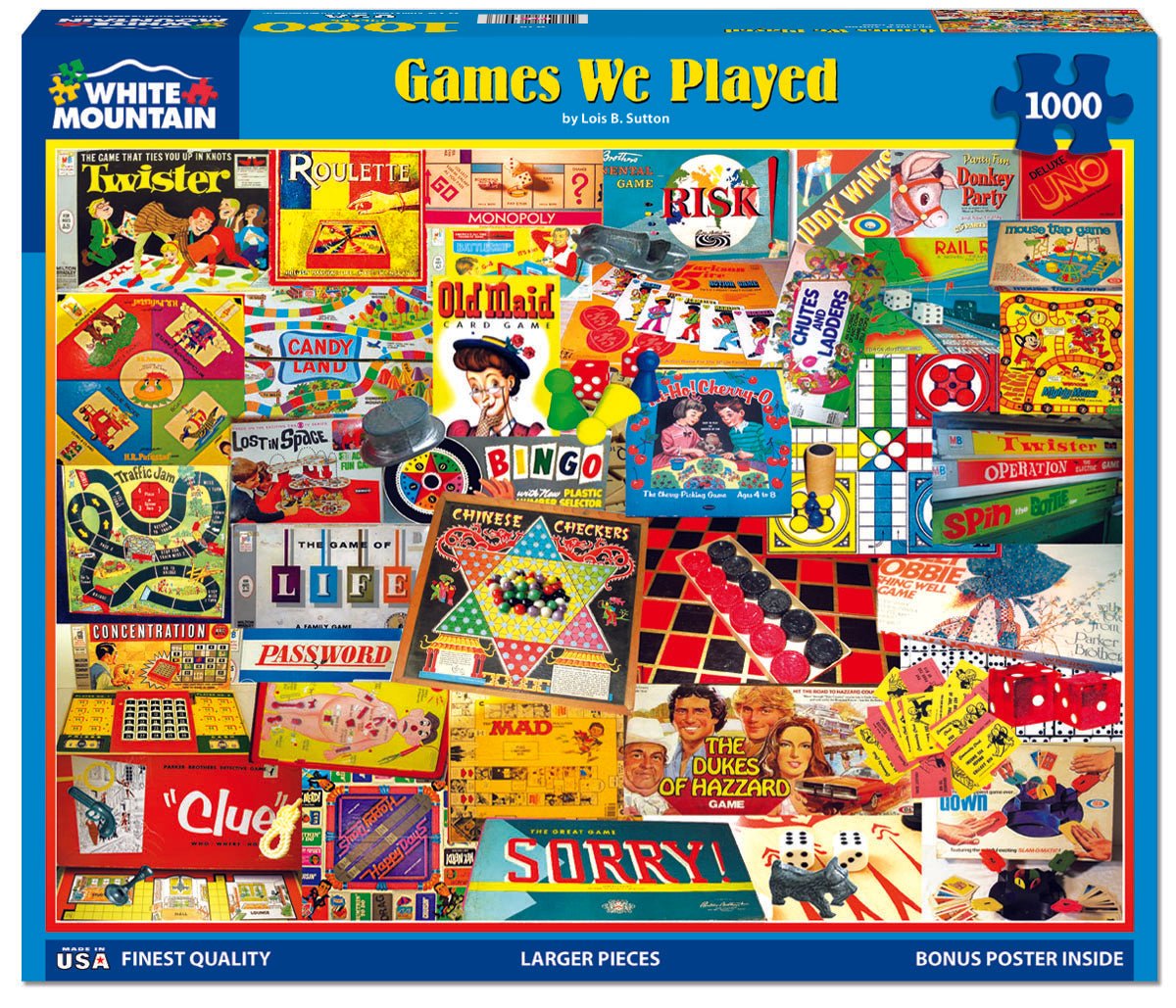 Set of 2: Nostalgic Puzzle Bundle 1000 piece