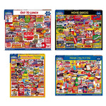 Set of 4: Artist Charlie Girard - Favorite Foods Bundle 1000 piece