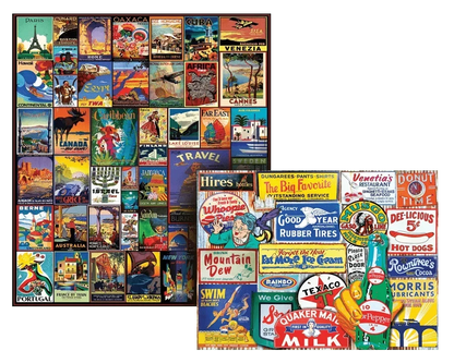 Set of 2: Best Selling 500 Piece Puzzle Bundle